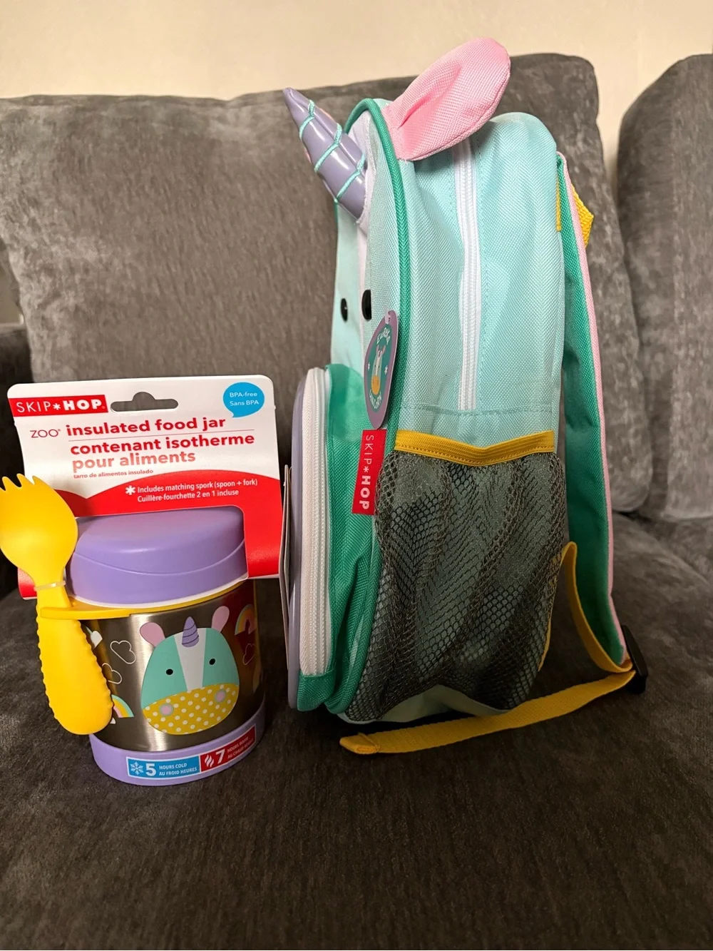 New Skip Hop Eureka the Unicorn Backpack bundle